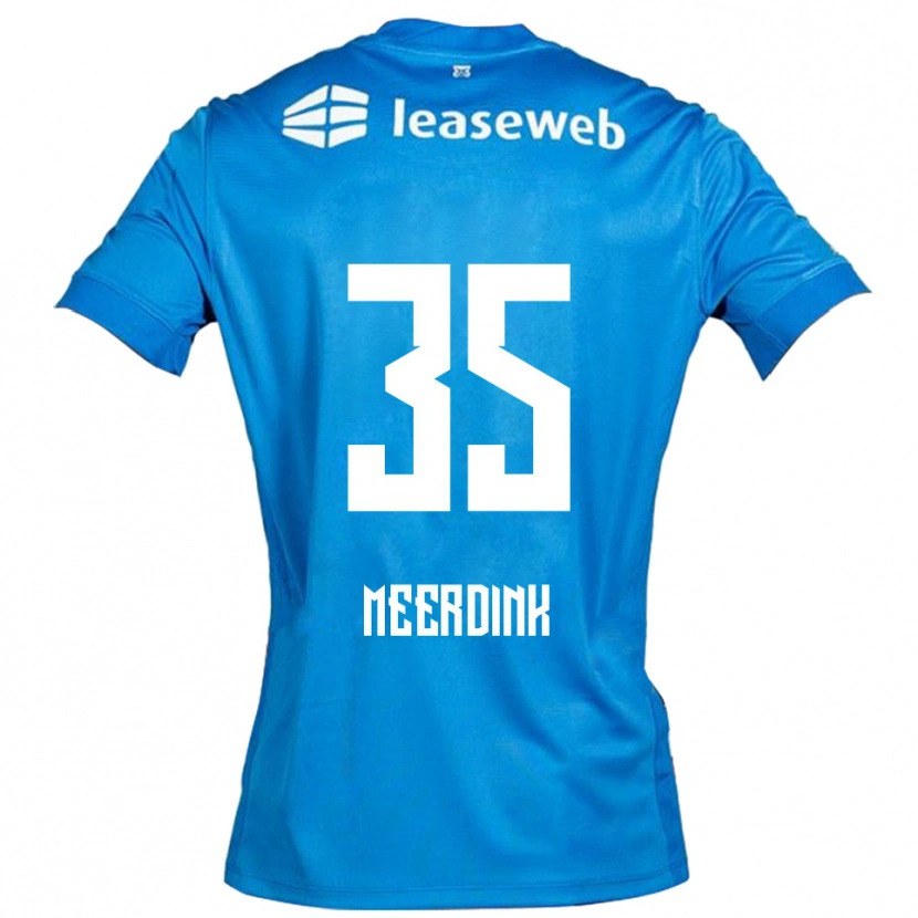 Danxen Damen Mexx Meerdink #35 Blau Weiß Auswärtstrikot Trikot 2025/26 T-Shirt Schweiz