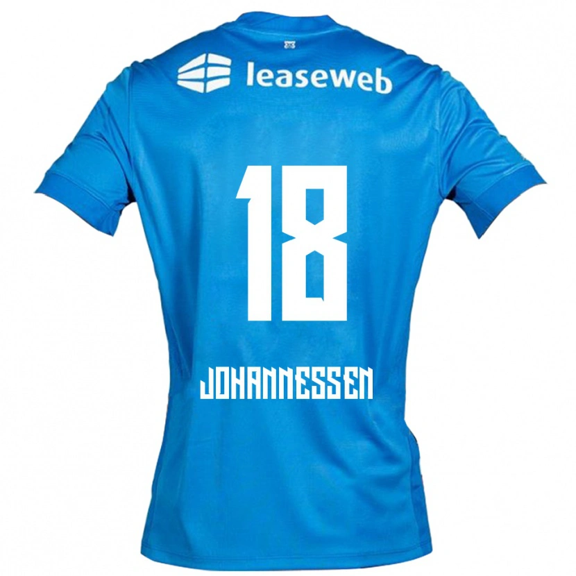 Danxen Damen Tómas Johannessen #18 Blau Weiß Auswärtstrikot Trikot 2025/26 T-Shirt Schweiz