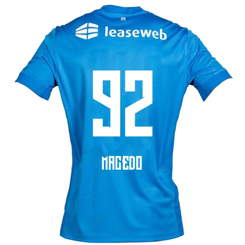 Danxen Damen Rodrigo Macedo #92 Blau Weiß Auswärtstrikot Trikot 2025/26 T-Shirt Schweiz