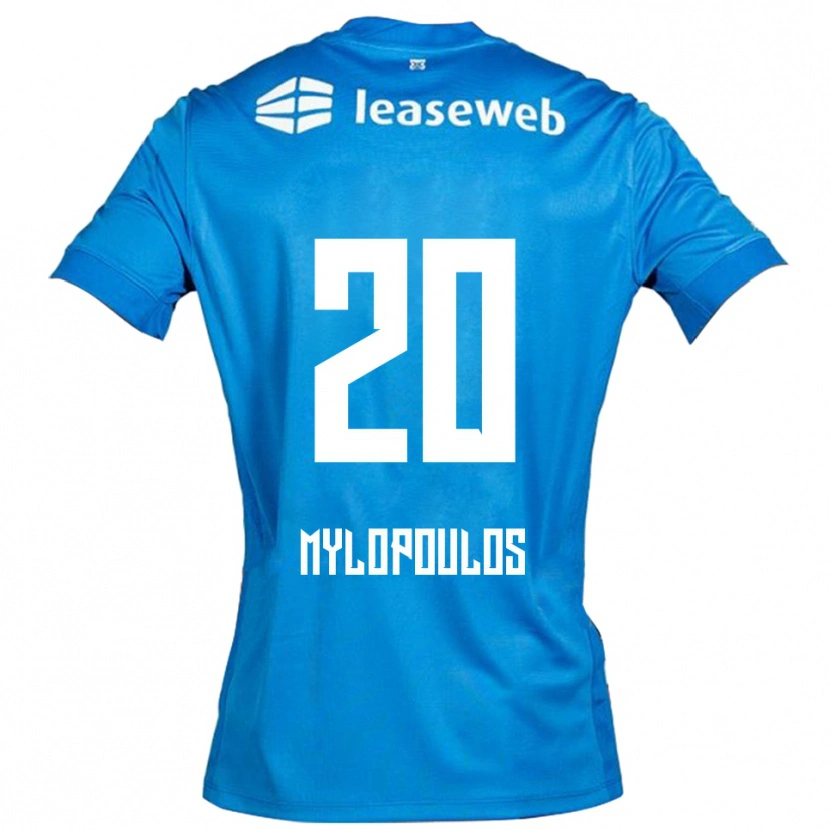 Danxen Damen Marios Mylopoulos #20 Blau Weiß Auswärtstrikot Trikot 2025/26 T-Shirt Schweiz