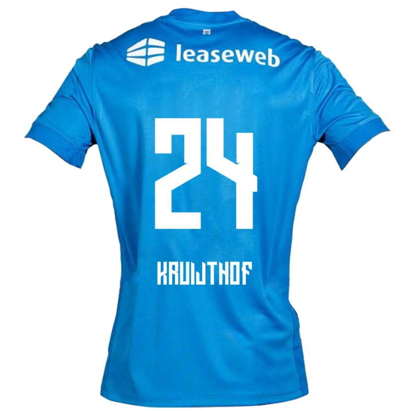 Danxen Damen Annemiek Kruijthof #24 Blau Weiß Auswärtstrikot Trikot 2025/26 T-Shirt Schweiz