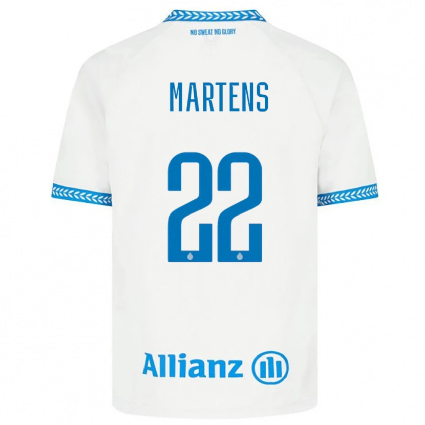 Danxen Damen Quinze Martens #22 Blau Weiß Auswärtstrikot Trikot 2025/26 T-Shirt Schweiz