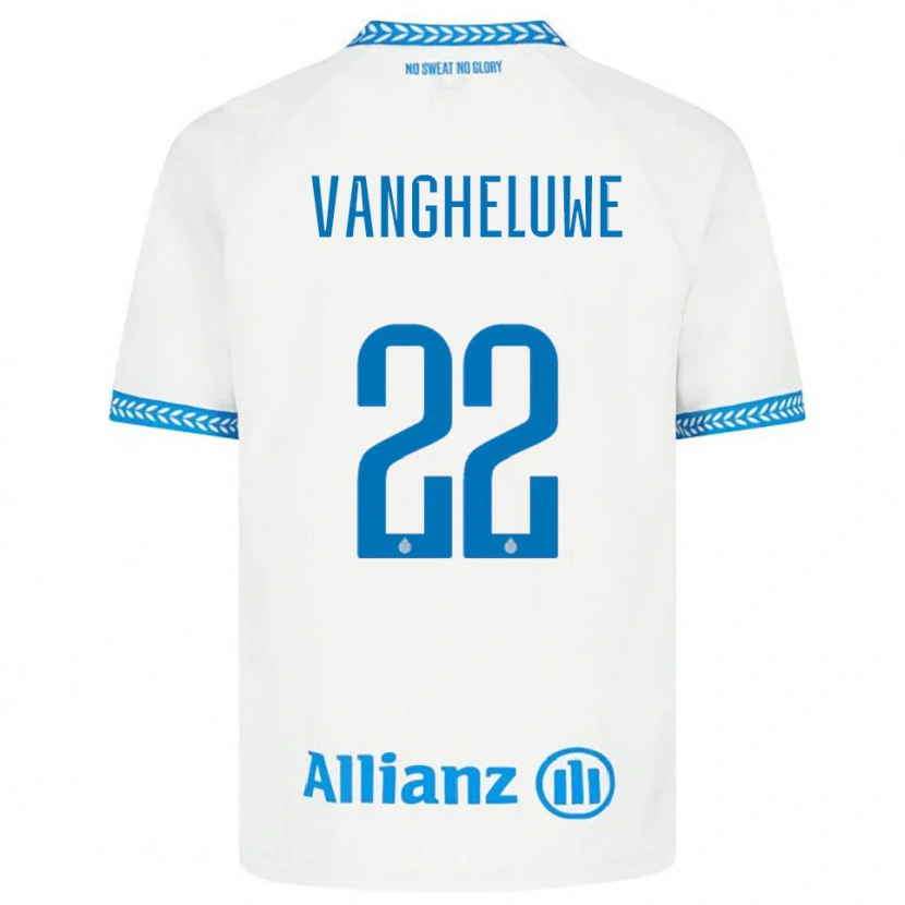 Danxen Damen Jody Vangheluwe #22 Blau Weiß Auswärtstrikot Trikot 2025/26 T-Shirt Schweiz
