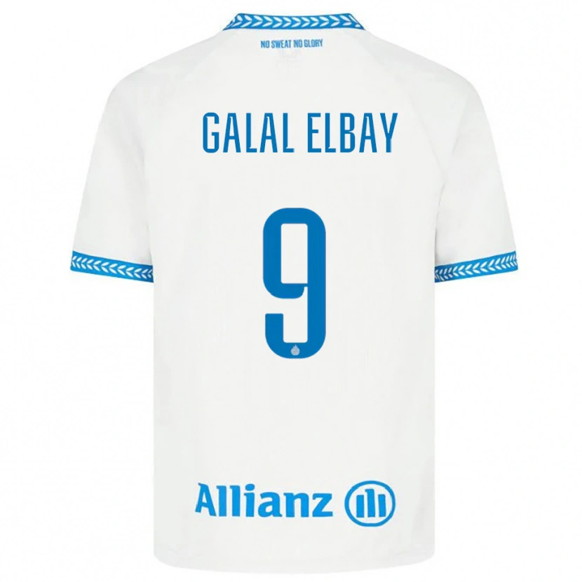 Danxen Damen Mohamed Galal Elbay #9 Blau Weiß Auswärtstrikot Trikot 2025/26 T-Shirt Schweiz