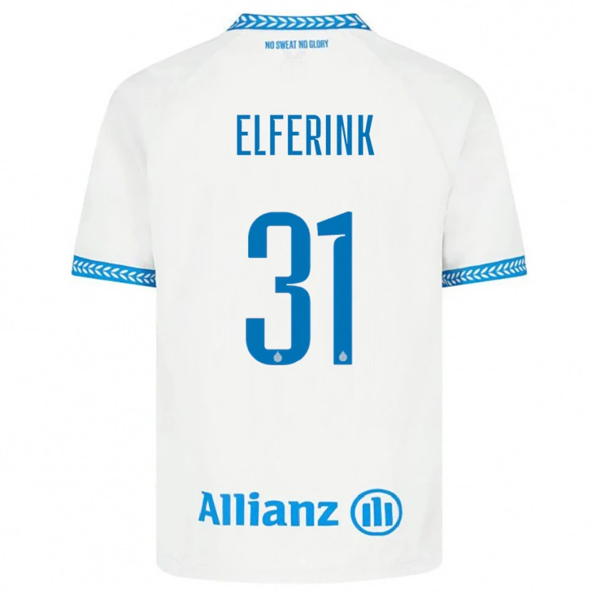 Danxen Damen Marie Elferink #31 Blau Weiß Auswärtstrikot Trikot 2025/26 T-Shirt Schweiz