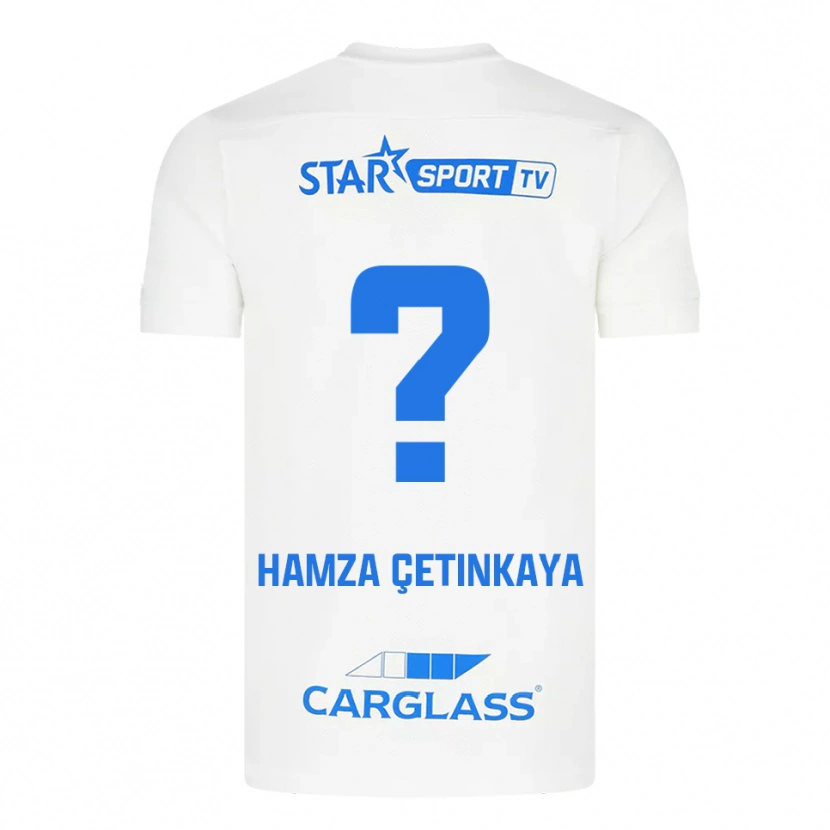 Danxen Damen Ayaz Hamza Çetinkaya #0 Weiß Blau Auswärtstrikot Trikot 2025/26 T-Shirt Schweiz