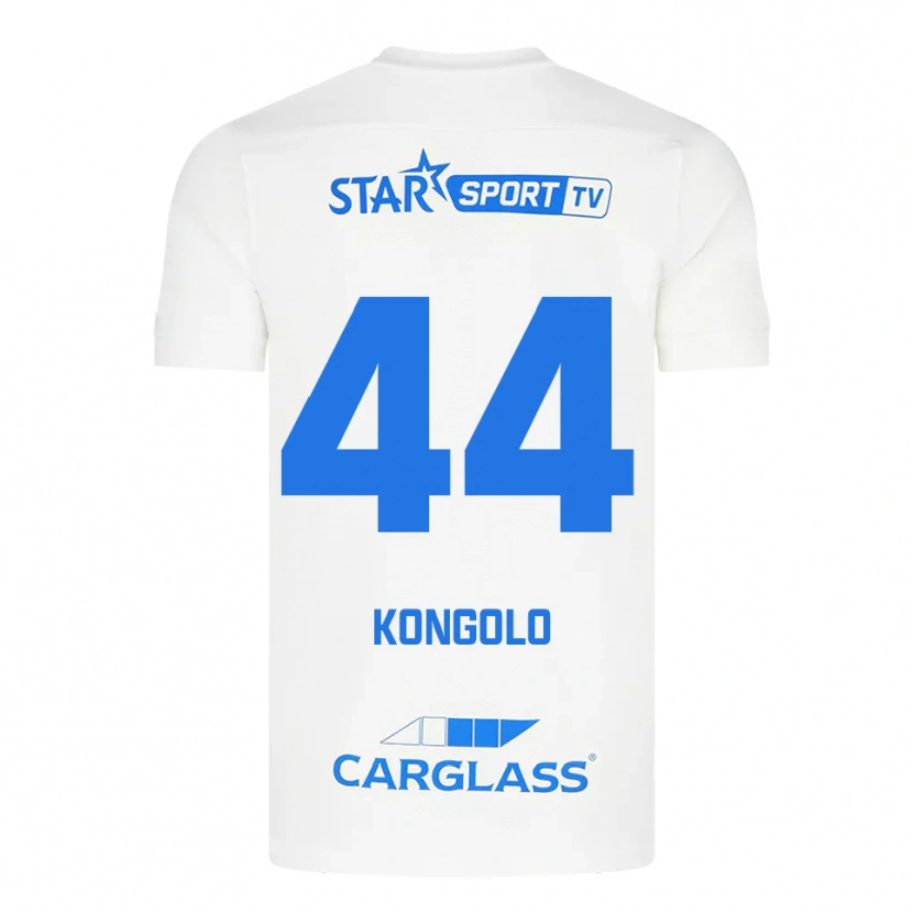 Danxen Damen Josué Kongolo #44 Weiß Blau Auswärtstrikot Trikot 2025/26 T-Shirt Schweiz