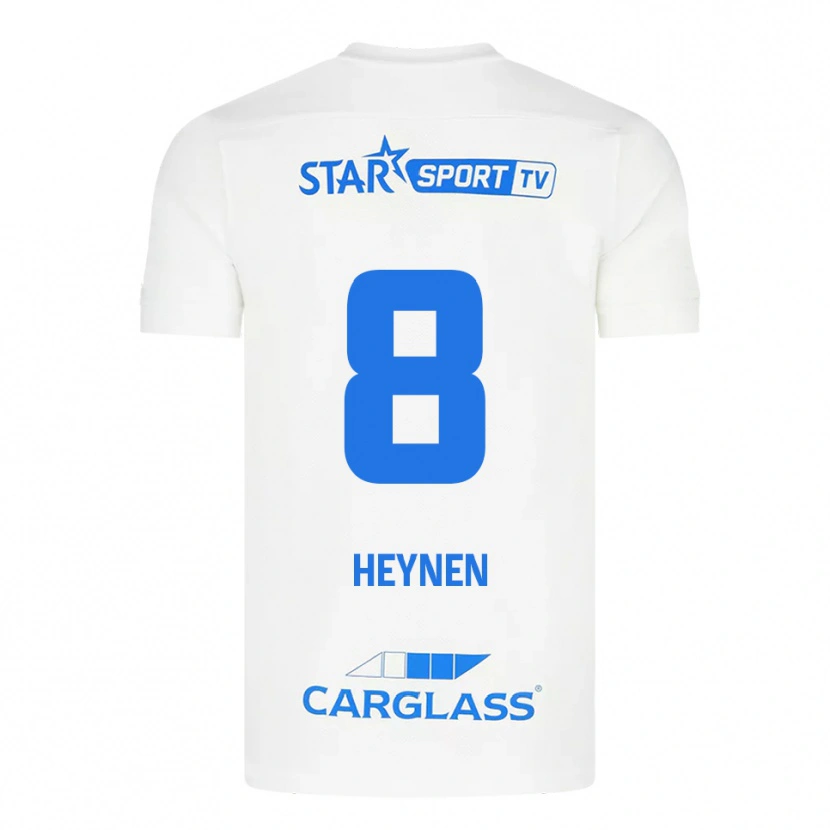 Danxen Damen Bryan Heynen #8 Weiß Blau Auswärtstrikot Trikot 2025/26 T-Shirt Schweiz