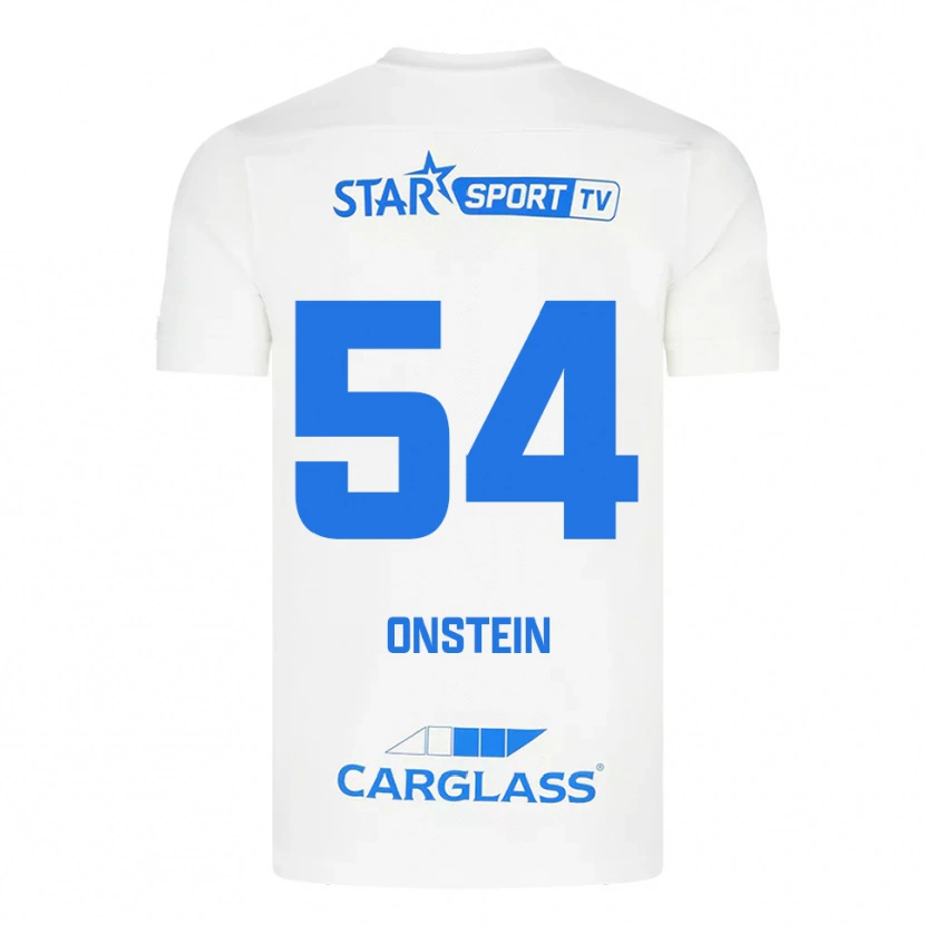 Danxen Damen Juwensley Onstein #54 Weiß Blau Auswärtstrikot Trikot 2025/26 T-Shirt Schweiz