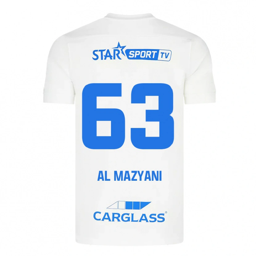 Danxen Damen Faissal Al Mazyani #63 Weiß Blau Auswärtstrikot Trikot 2025/26 T-Shirt Schweiz