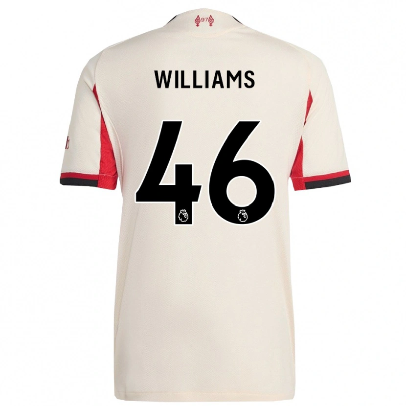Danxen Damen Rhys Williams #46 Weiß Schwarz Auswärtstrikot Trikot 2025/26 T-Shirt Schweiz