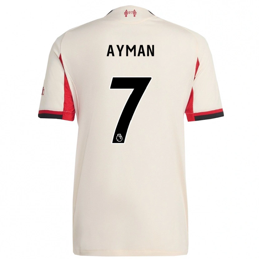 Danxen Damen Alvin Ayman #7 Weiß Schwarz Auswärtstrikot Trikot 2025/26 T-Shirt Schweiz