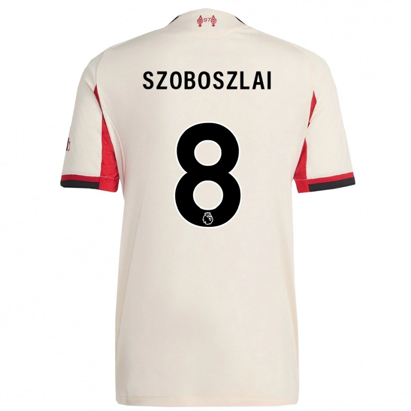 Danxen Damen Dominik Szoboszlai #8 Weiß Schwarz Auswärtstrikot Trikot 2025/26 T-Shirt Schweiz