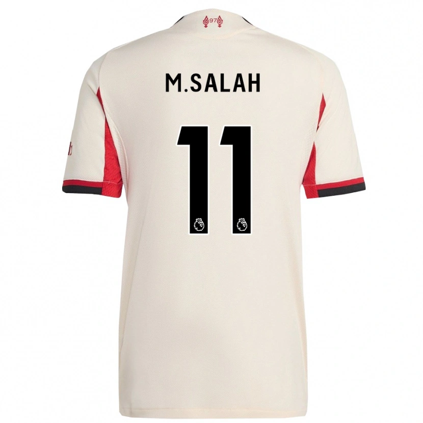 Danxen Damen Mohamed Salah #11 Weiß Schwarz Auswärtstrikot Trikot 2025/26 T-Shirt Schweiz
