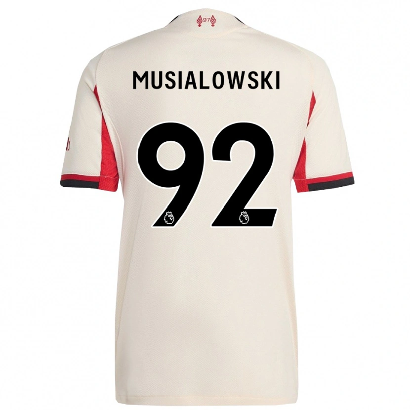 Danxen Damen Mateusz Musialowski #92 Weiß Schwarz Auswärtstrikot Trikot 2025/26 T-Shirt Schweiz
