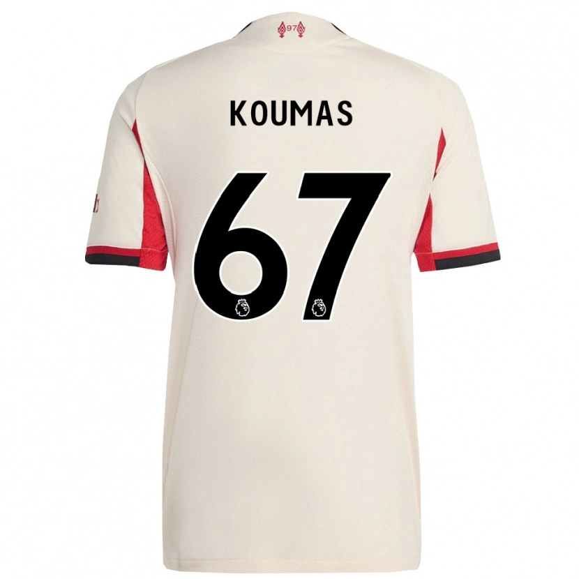 Danxen Damen Lewis Koumas #67 Weiß Schwarz Auswärtstrikot Trikot 2025/26 T-Shirt Schweiz
