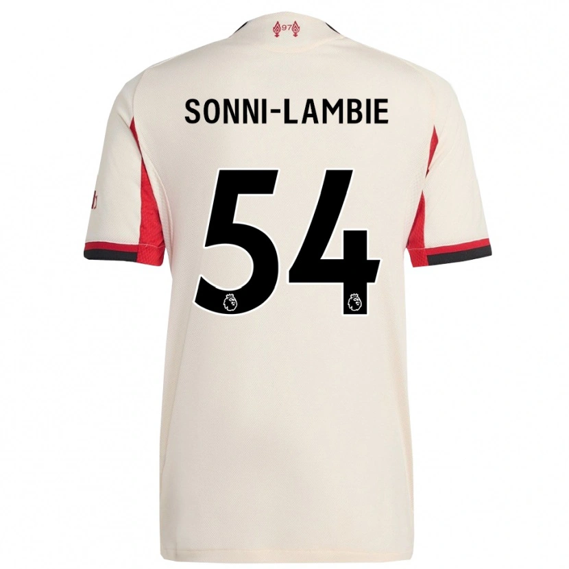Danxen Damen Joshua Sonni-Lambie #54 Weiß Schwarz Auswärtstrikot Trikot 2025/26 T-Shirt Schweiz