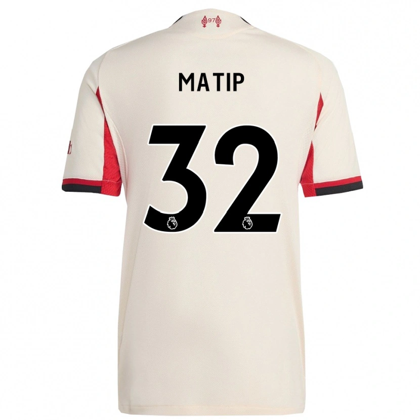 Danxen Damen Joel Matip #32 Weiß Schwarz Auswärtstrikot Trikot 2025/26 T-Shirt Schweiz