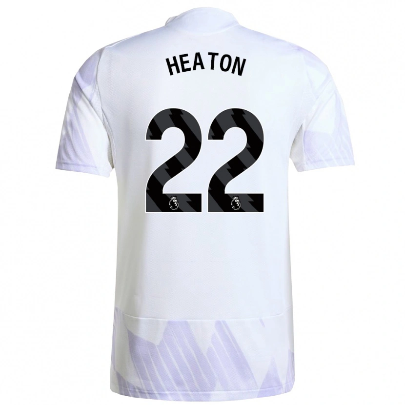 Danxen Damen Tom Heaton #22 Weiß Lila Lila Auswärtstrikot Trikot 2025/26 T-Shirt Schweiz