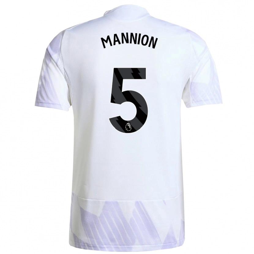 Danxen Damen Aoife Mannion #5 Weiß Lila Lila Auswärtstrikot Trikot 2025/26 T-Shirt Schweiz