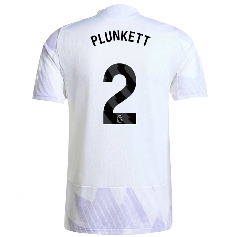 Danxen Damen Dante Plunkett #2 Weiß Lila Lila Auswärtstrikot Trikot 2025/26 T-Shirt Schweiz