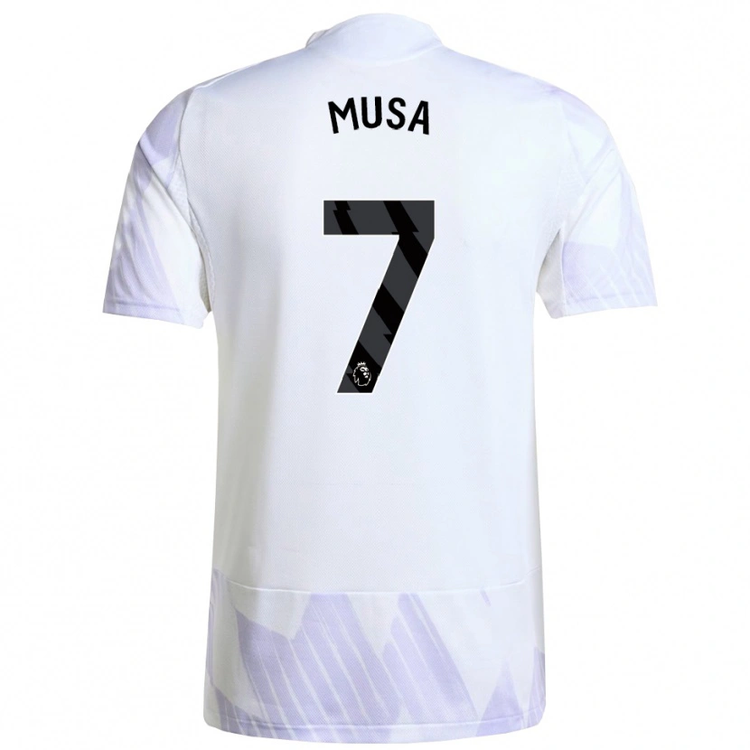 Danxen Damen Victor Musa #7 Weiß Lila Lila Auswärtstrikot Trikot 2025/26 T-Shirt Schweiz
