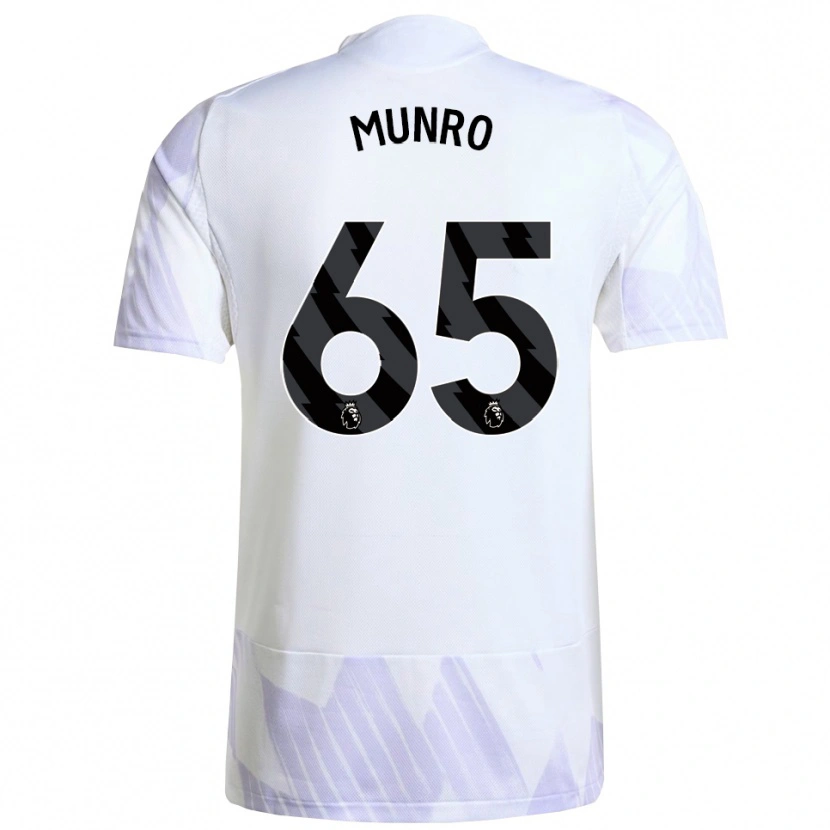 Danxen Damen Reece Munro #65 Weiß Lila Lila Auswärtstrikot Trikot 2025/26 T-Shirt Schweiz