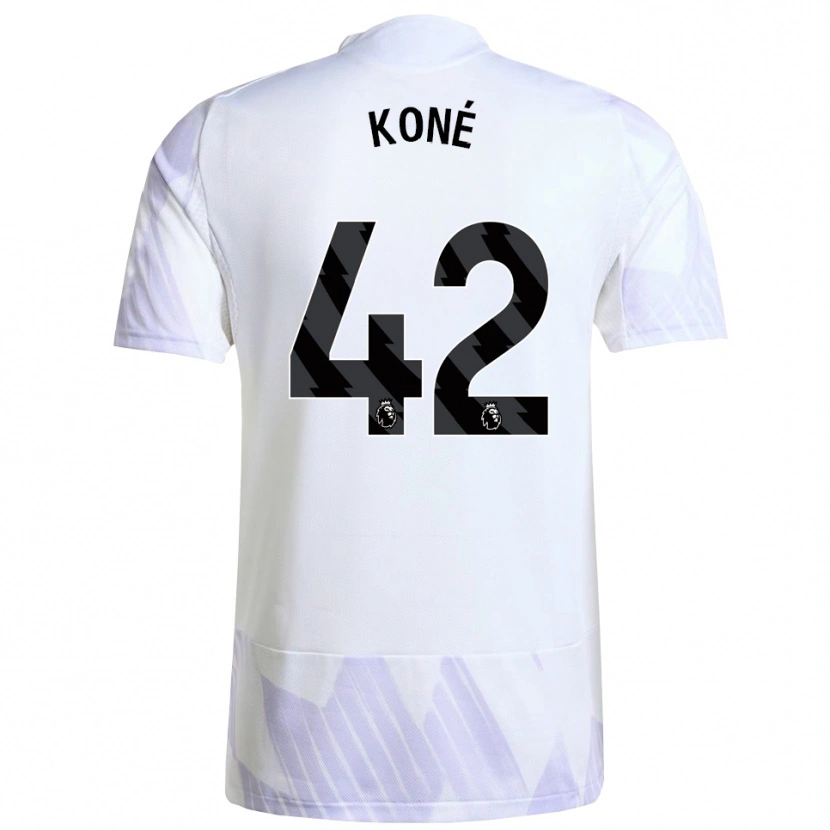 Danxen Damen Sékou Koné #42 Weiß Lila Lila Auswärtstrikot Trikot 2025/26 T-Shirt Schweiz