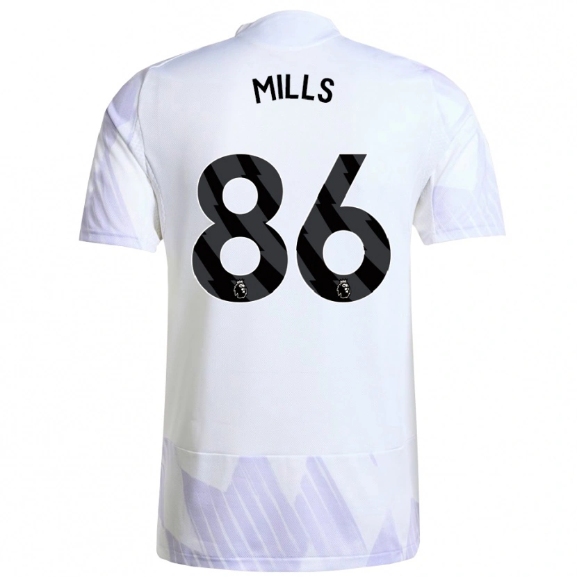 Danxen Damen Albert Mills #86 Weiß Lila Lila Auswärtstrikot Trikot 2025/26 T-Shirt Schweiz