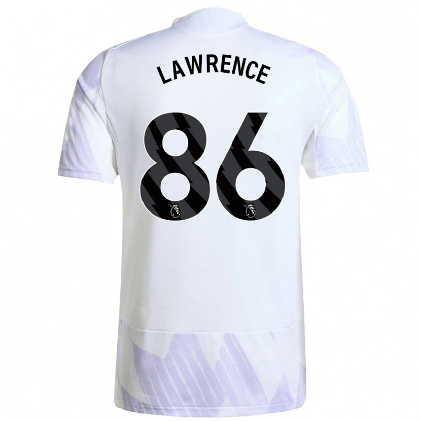 Danxen Damen Marcus Lawrence #86 Weiß Lila Lila Auswärtstrikot Trikot 2025/26 T-Shirt Schweiz