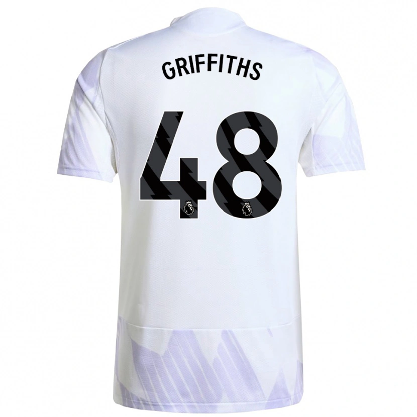 Danxen Damen Mared Griffiths #48 Weiß Lila Lila Auswärtstrikot Trikot 2025/26 T-Shirt Schweiz