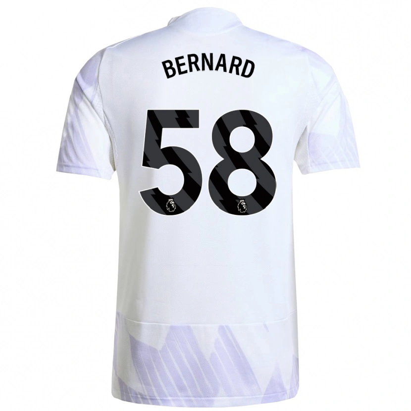 Danxen Damen Bernard #58 Weiß Lila Lila Auswärtstrikot Trikot 2025/26 T-Shirt Schweiz