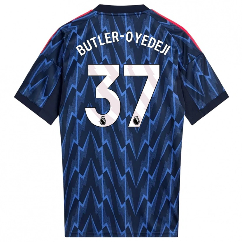 Danxen Damen Nathan Butler-Oyedeji #37 Marine Rot Auswärtstrikot Trikot 2025/26 T-Shirt Schweiz