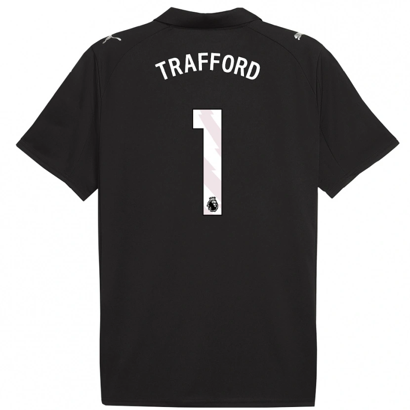 Danxen Damen James Trafford #1 Schwarz Weiß Auswärtstrikot Trikot 2025/26 T-Shirt Schweiz
