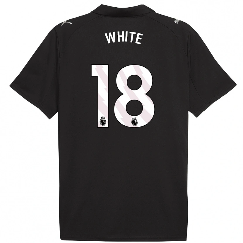 Danxen Damen Ellen White #18 Schwarz Weiß Auswärtstrikot Trikot 2025/26 T-Shirt Schweiz