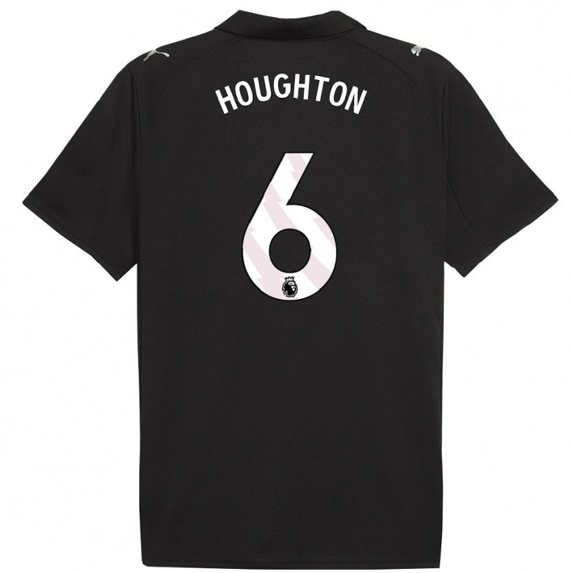 Danxen Damen Steph Houghton #6 Schwarz Weiß Auswärtstrikot Trikot 2025/26 T-Shirt Schweiz