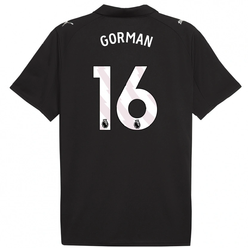 Danxen Damen Finlay Gorman #16 Schwarz Weiß Auswärtstrikot Trikot 2025/26 T-Shirt Schweiz