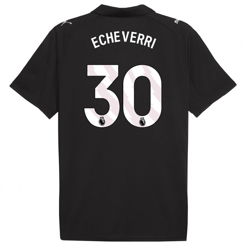 Danxen Damen Claudio Echeverri #30 Schwarz Weiß Auswärtstrikot Trikot 2025/26 T-Shirt Schweiz