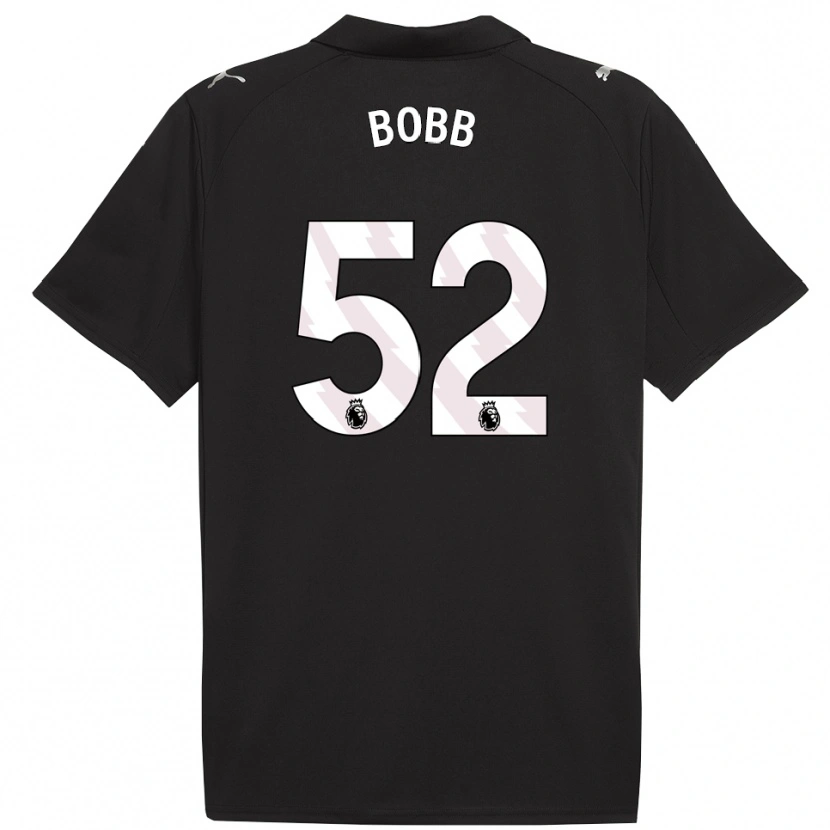 Danxen Damen Oscar Bobb #52 Schwarz Weiß Auswärtstrikot Trikot 2025/26 T-Shirt Schweiz