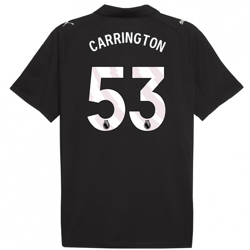 Danxen Damen Ezra Carrington #53 Schwarz Weiß Auswärtstrikot Trikot 2025/26 T-Shirt Schweiz
