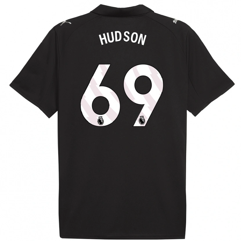Danxen Damen Max Hudson #69 Schwarz Weiß Auswärtstrikot Trikot 2025/26 T-Shirt Schweiz