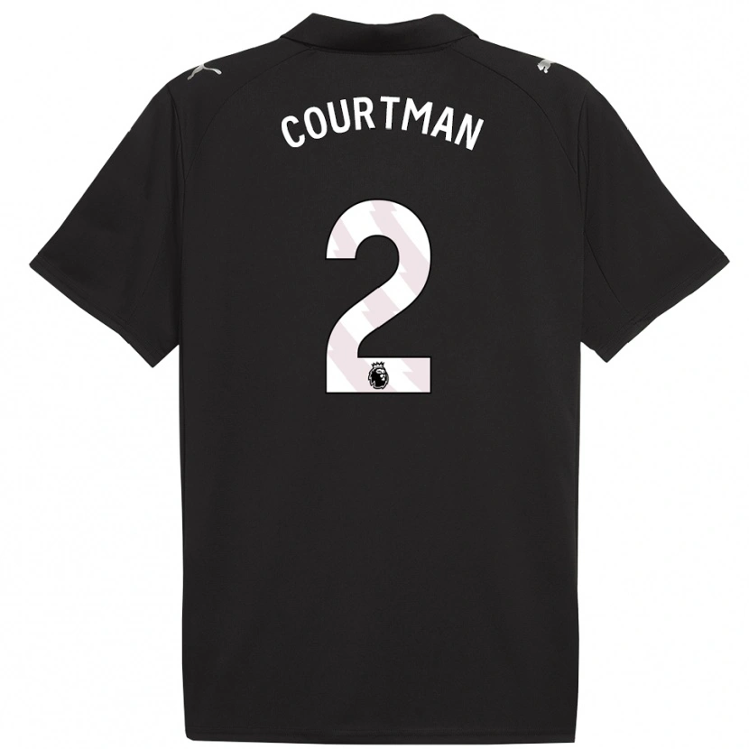 Danxen Damen Charlie Courtman #2 Schwarz Weiß Auswärtstrikot Trikot 2025/26 T-Shirt Schweiz
