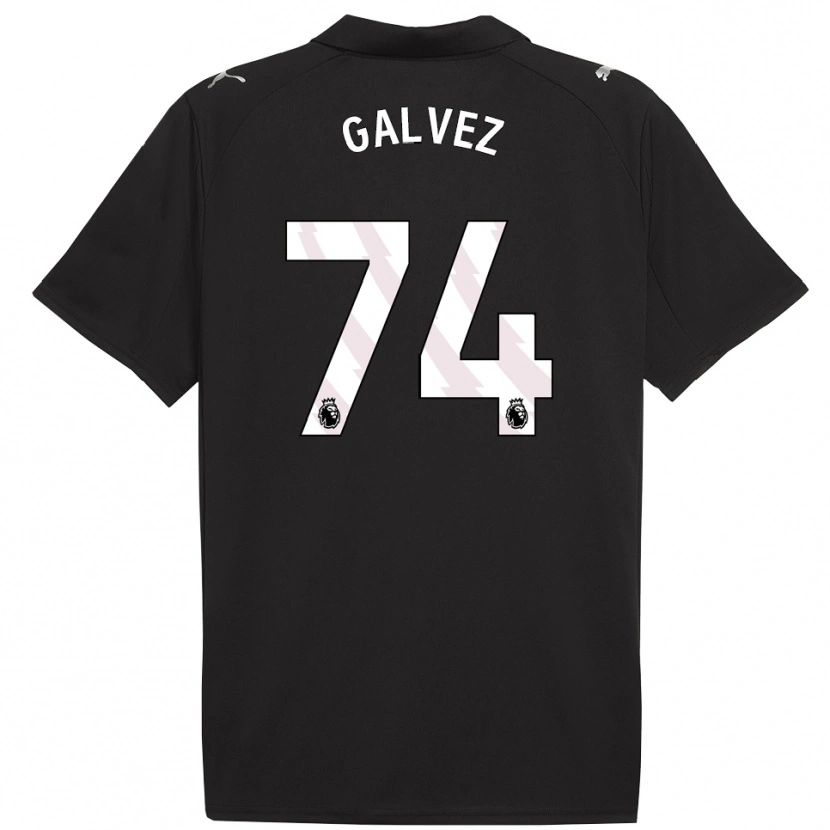 Danxen Damen Tomas Galvez #74 Schwarz Weiß Auswärtstrikot Trikot 2025/26 T-Shirt Schweiz