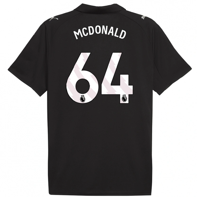 Danxen Damen Rowan Mcdonald #64 Schwarz Weiß Auswärtstrikot Trikot 2025/26 T-Shirt Schweiz