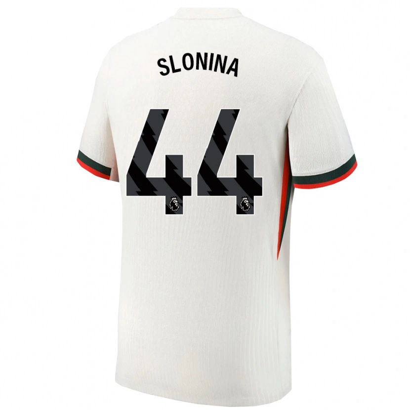 Danxen Damen Gabriel Slonina #44 Weiß Grün Auswärtstrikot Trikot 2025/26 T-Shirt Schweiz
