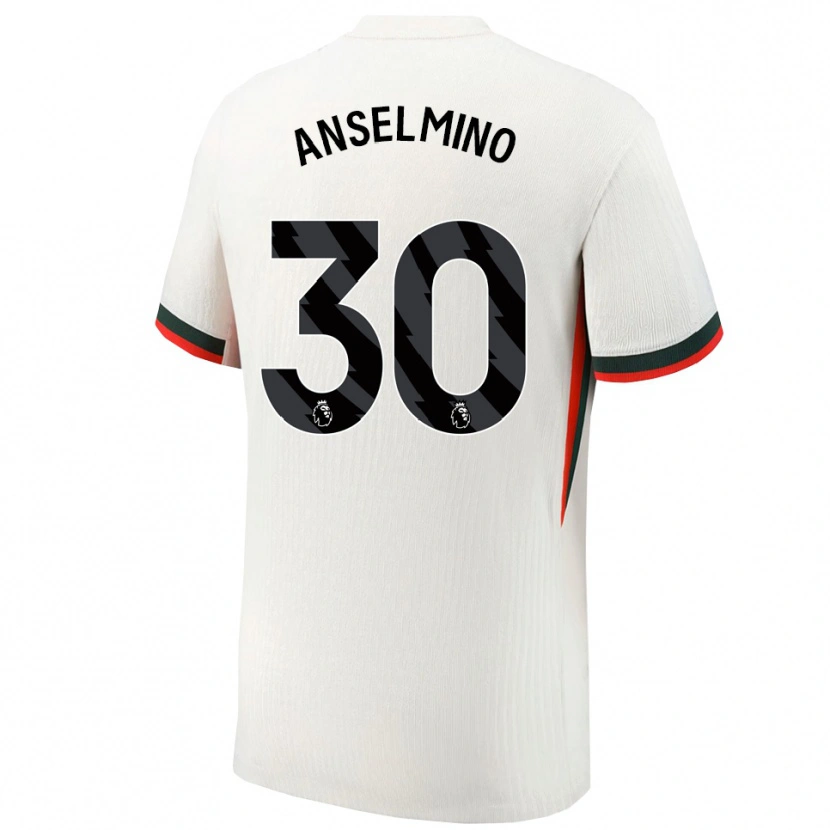 Danxen Damen Aarón Anselmino #30 Weiß Grün Auswärtstrikot Trikot 2025/26 T-Shirt Schweiz