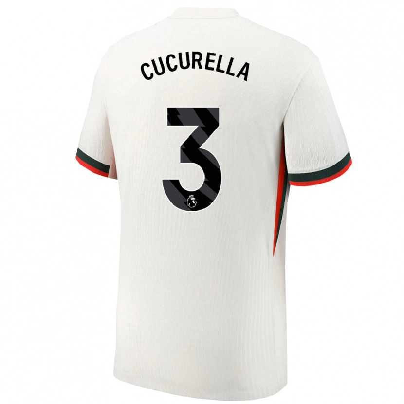Danxen Damen Marc Cucurella #3 Weiß Grün Auswärtstrikot Trikot 2025/26 T-Shirt Schweiz