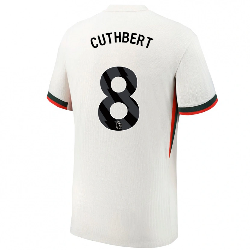 Danxen Damen Erin Cuthbert #8 Weiß Grün Auswärtstrikot Trikot 2025/26 T-Shirt Schweiz
