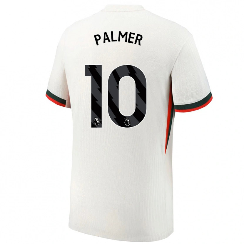 Danxen Damen Cole Palmer #10 Weiß Grün Auswärtstrikot Trikot 2025/26 T-Shirt Schweiz