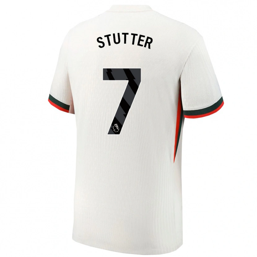 Danxen Damen Ronnie Stutter #7 Weiß Grün Auswärtstrikot Trikot 2025/26 T-Shirt Schweiz